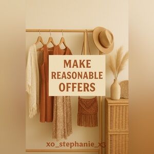 Send me a reasonable offer.